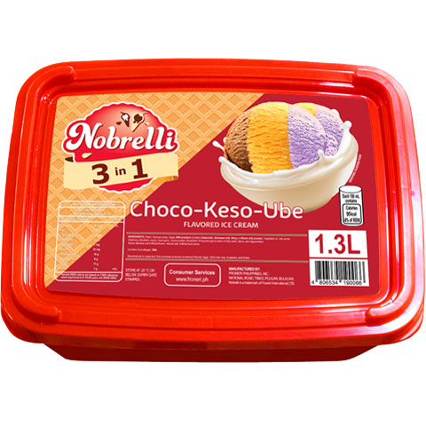Nobrelli 3 in 1 Choco Keso Ube