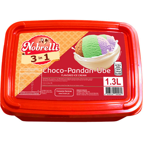 Nobrelli 3 in 1 Choco Pandan Ube
