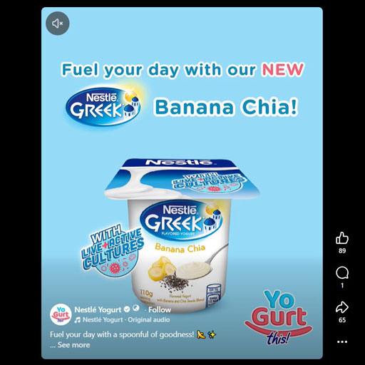 Nestlé Greek Banana Chia