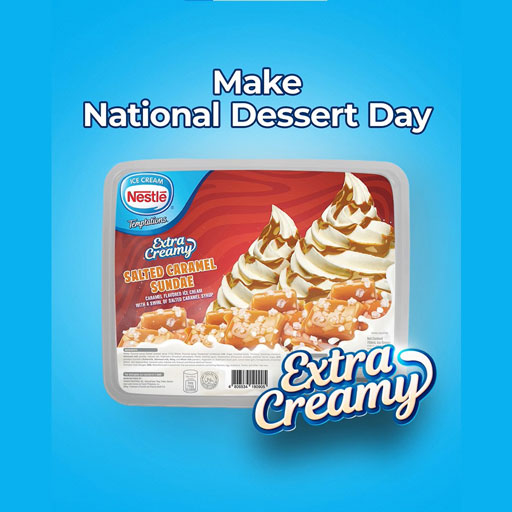 Make National Dessert Day Extra Creamy
