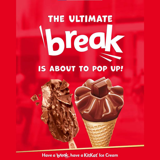 Take a break at the KitKat booth
